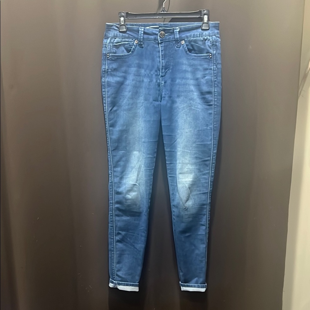 Seven7 Women's Blue Skinny Jeans